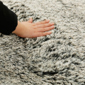 Solid PV fleece carpet with anti-slip back for living room made in China